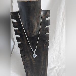 Givenchy SIGNED MULTICOLORED DIAMOND NECKLACE